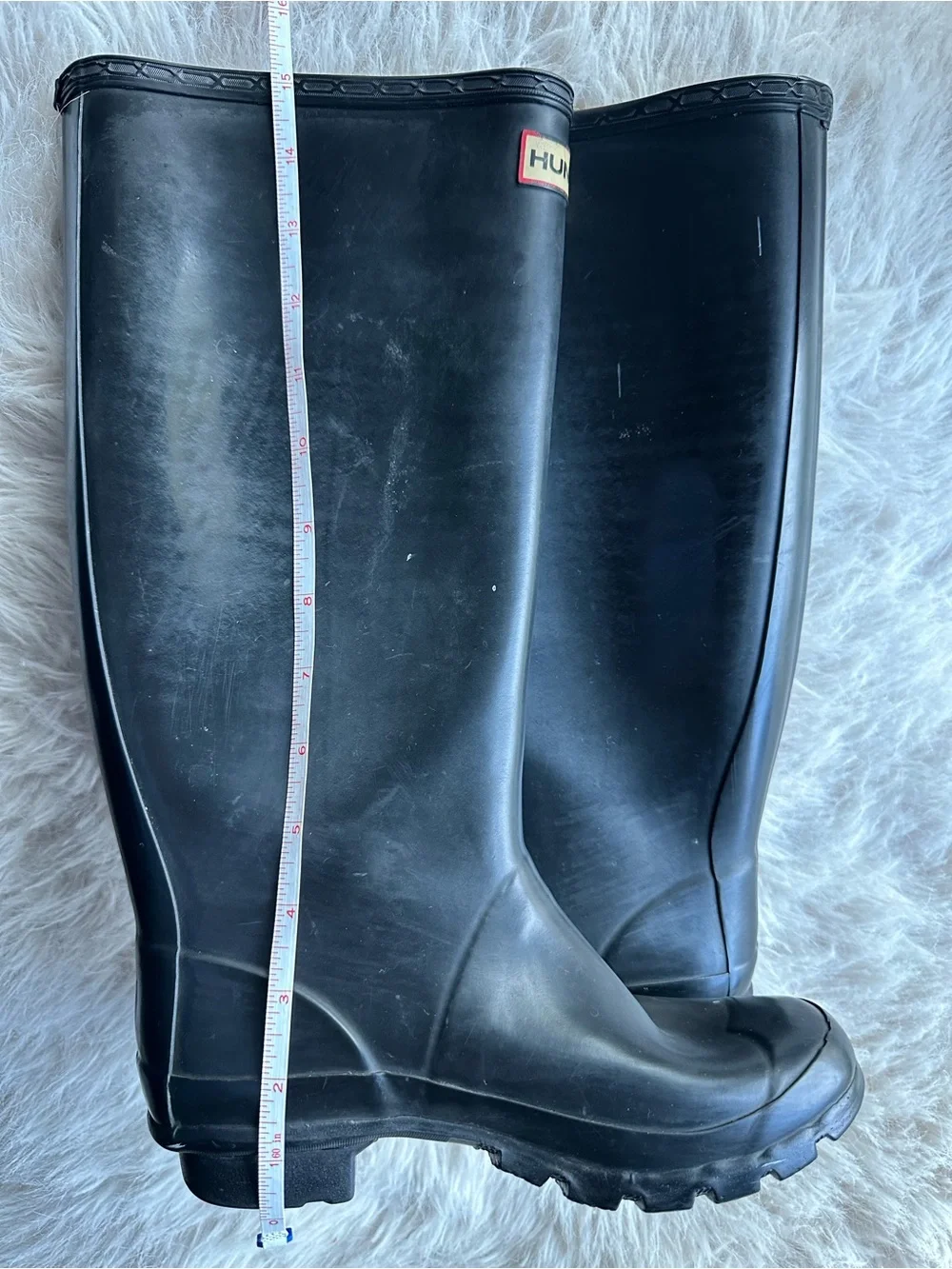 Hunter Hntres women w23279 rain Wellington waterproof boots Black 5